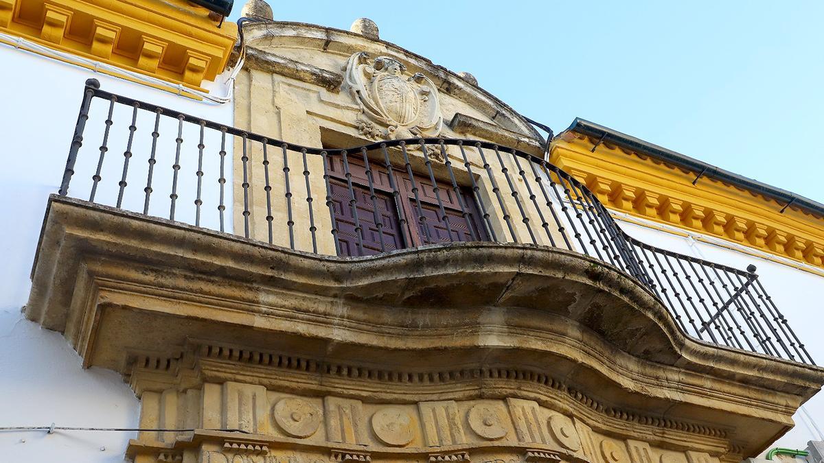 Balcón de la casa de los Díaz de Morales.