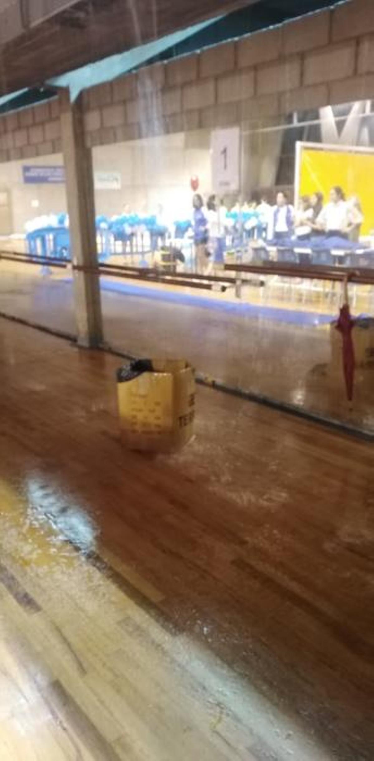 Inundaciones en el Pabellón Ana Bautista