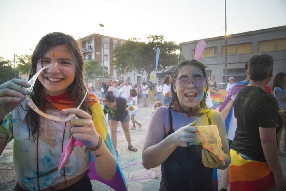 Primera edició de la Rainbow party LGTBI a Sant Vicenç de Castellet