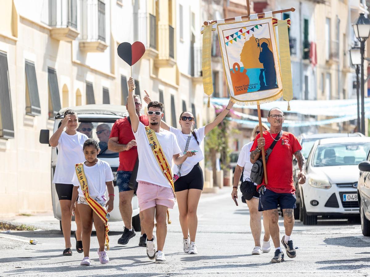 Las imágenes de la banyà de las fiestas de San Roque