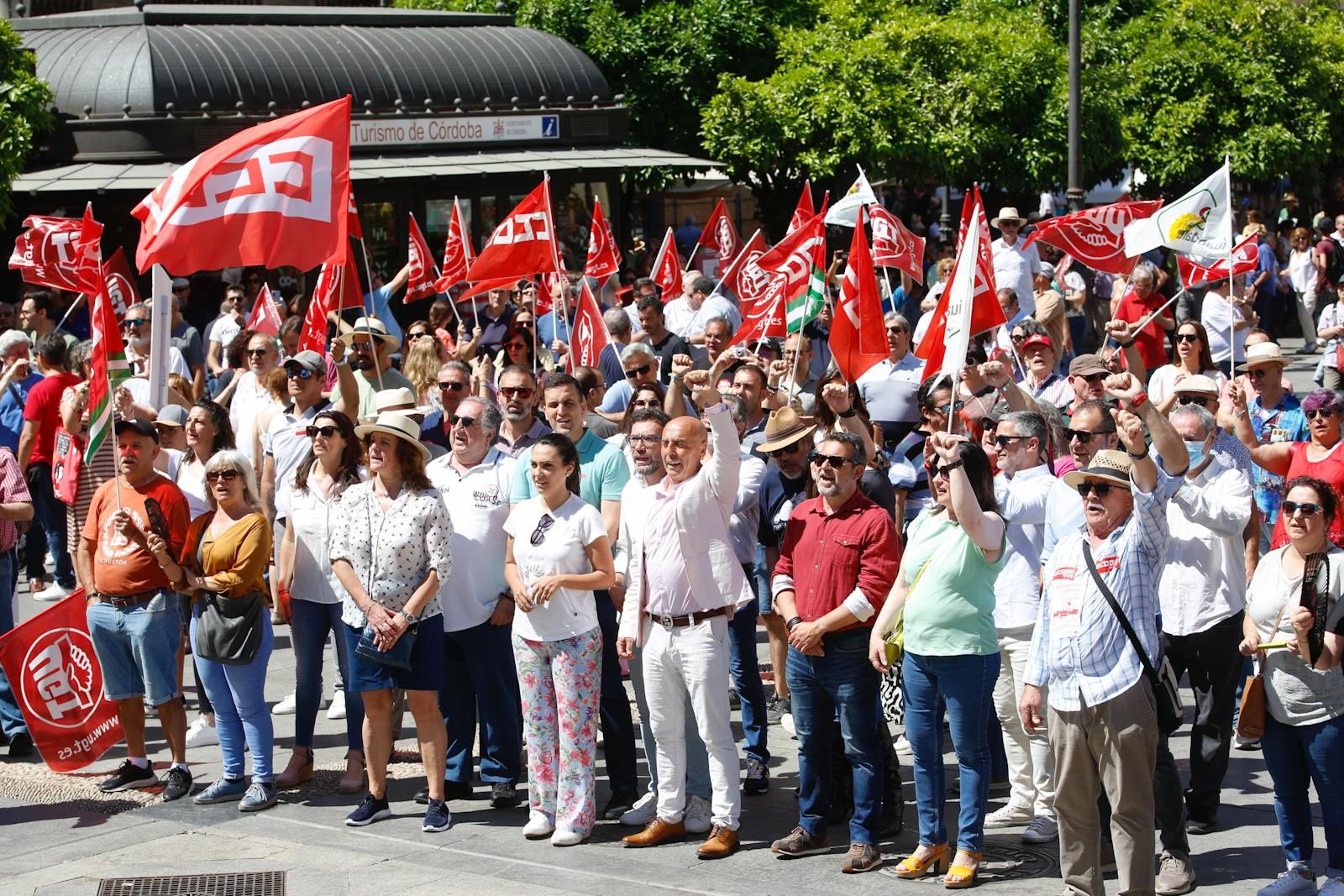 Manifestación por el Primero de Mayo en Córdoba