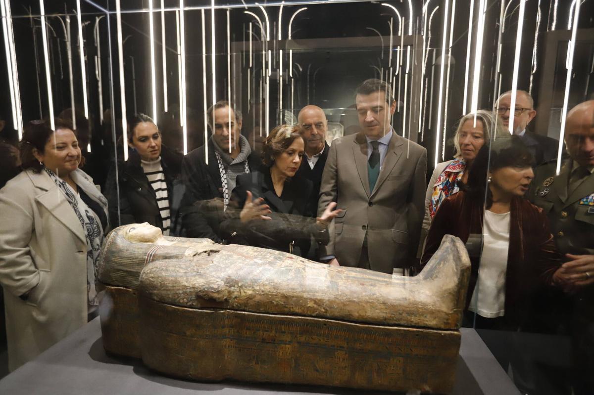 A.J.González Córdoba Inauguración de la exposición El despertar a la vida. Infancia y adolescencia en el antiguo Egipto. Sala Vimcorsa