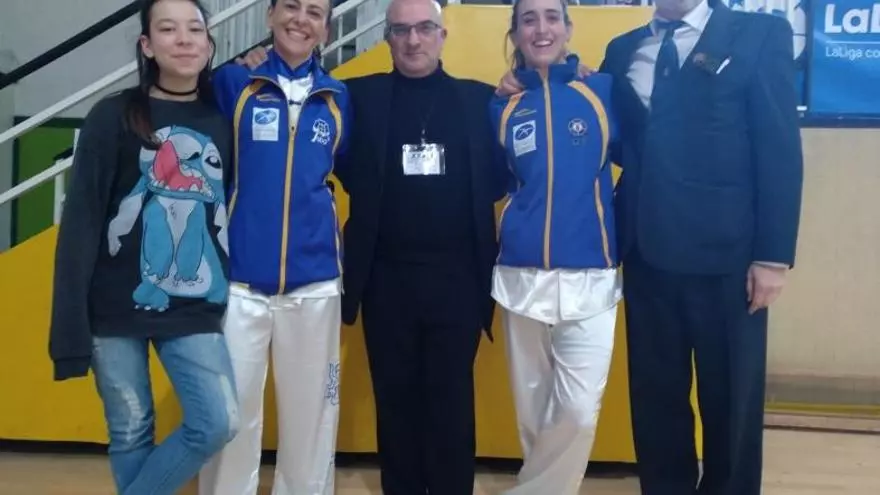 Seis medallas para los asturianos en el campeonato de España de Wushu