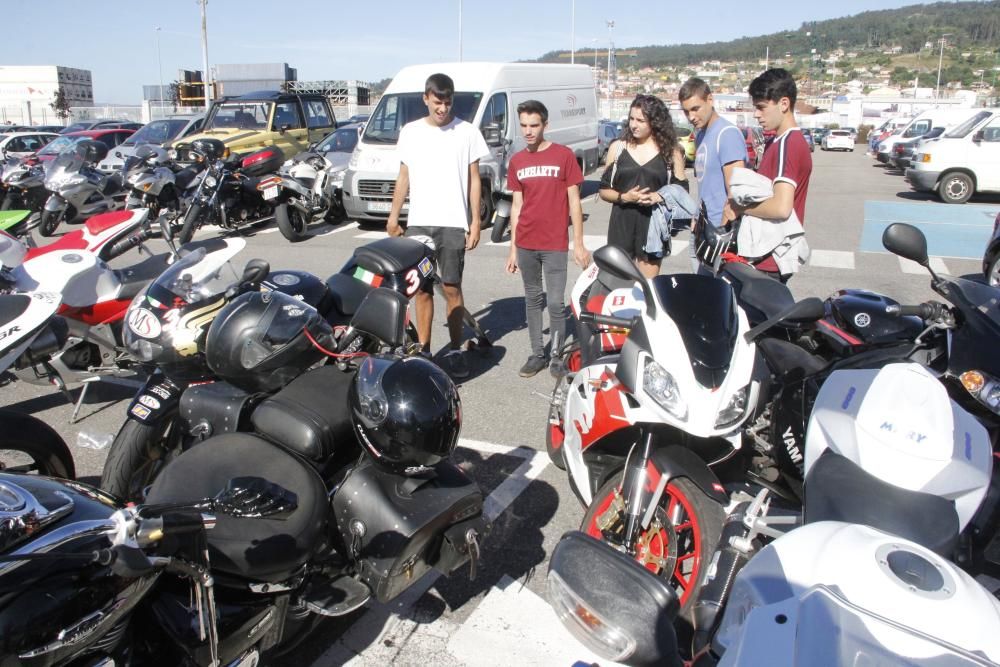 Las motos rugen en Marín