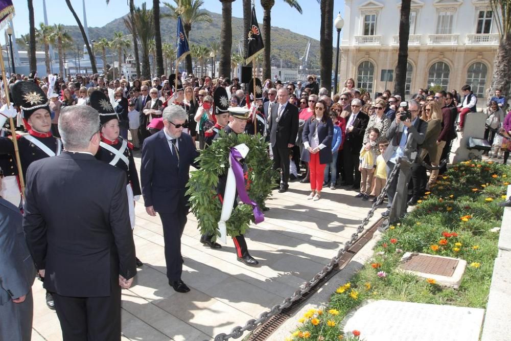 Acto de homenaje a los granaderos marrajos de Cart