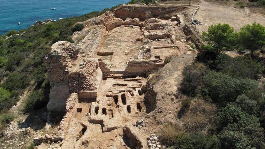 Los vestigios de la necrópolis y de la iglesia gótica de la Pobla d’Ifac. | VICENTE BOLUFER