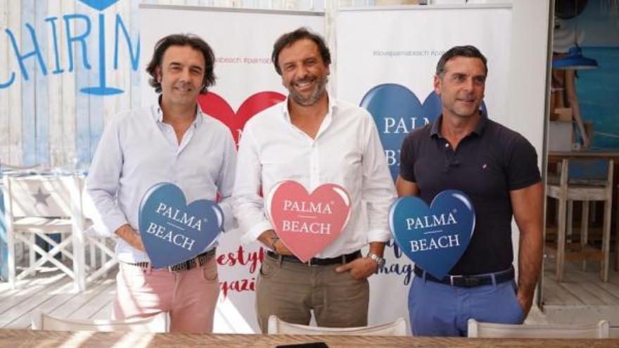 Mika Ferrer (v.li.), Juan M. Ferrer und Pedro Marín wollen die Marke Palma Beach pushen.