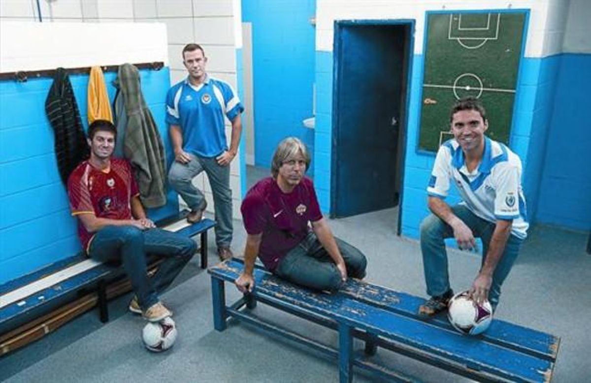 D’esquerra a dreta, Víctor Mur (Martinenc), Alejandro García (Teià), Jordi Regàs (Breda) i Àlex Delmàs (Europa). D’esquerra a dreta, Víctor Mur (Martinenc), Alejandro García (Teià), Jordi Regàs (Breda) i Àlex Delmàs (Europa).