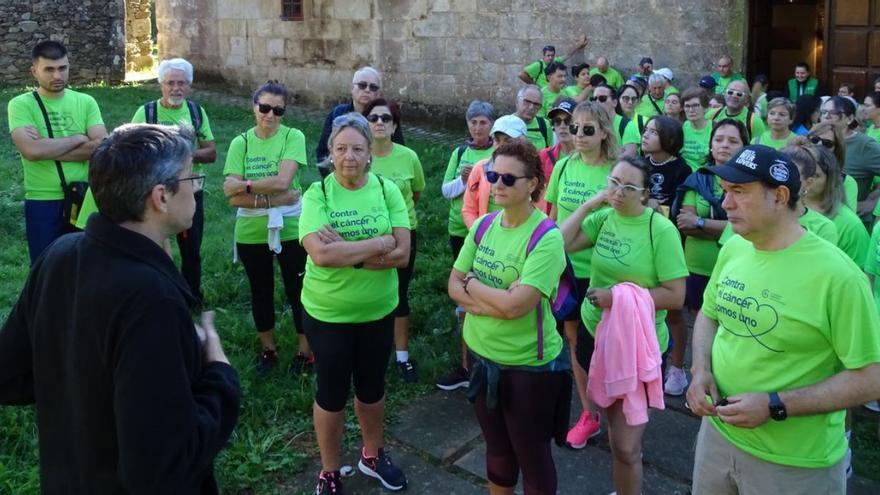 Crespo y Canda participan en una caminata contra el cáncer