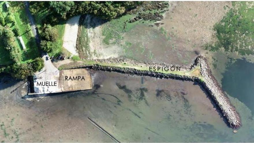 Costas eliminará el espigón del puerto de Taragoña