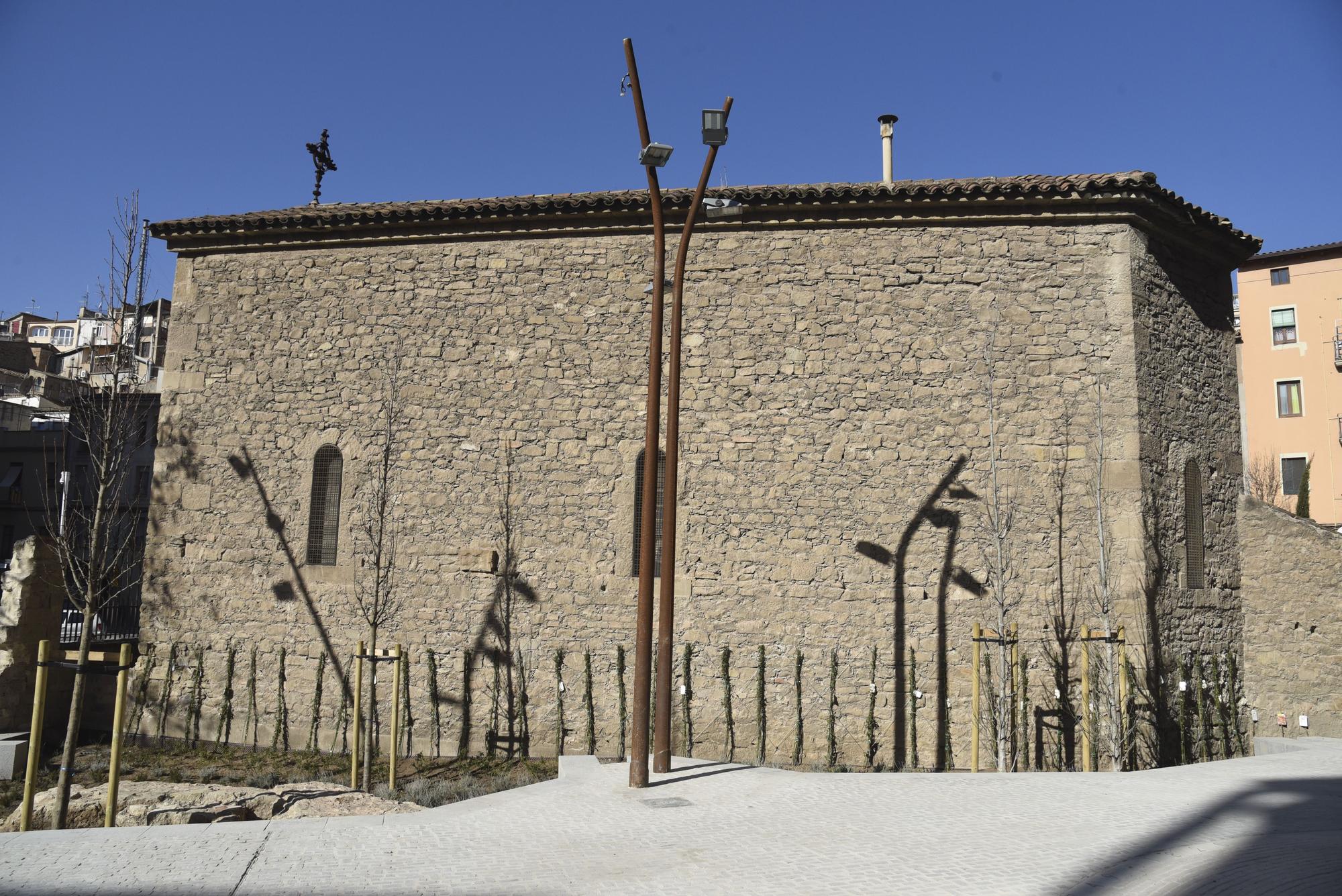 Així llueix l'amplicació de la plaça plaça de Sant Ignasi de Manresa