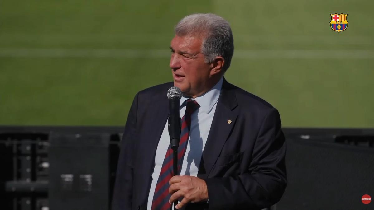 ¿Qué se imagina Laporta en el nuevo Spotify Camp Nou?