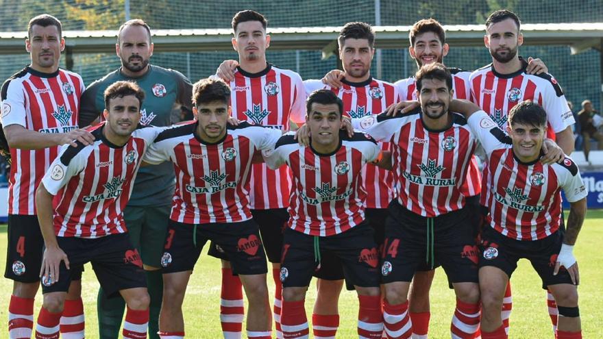 Once inicial del Zamora CF en Oviedo