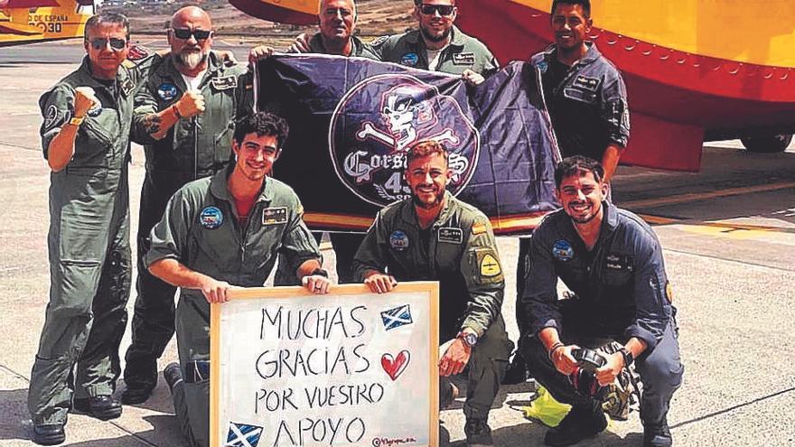 La historia del cartel de «gracias» en una azotea a los hidroaviones