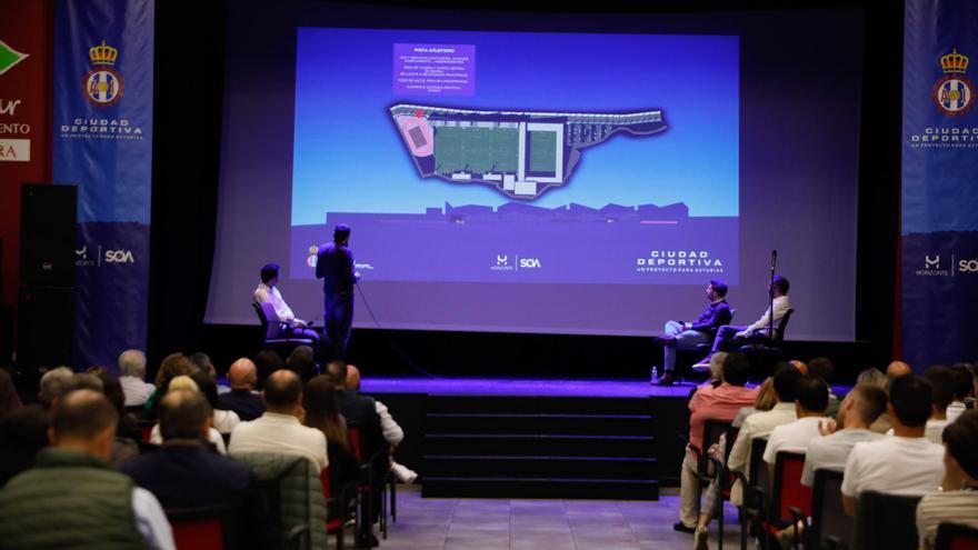 EN IMÁGENES: Así fue la presentación de la Ciudad Deportiva del Real Avilés en Corvera