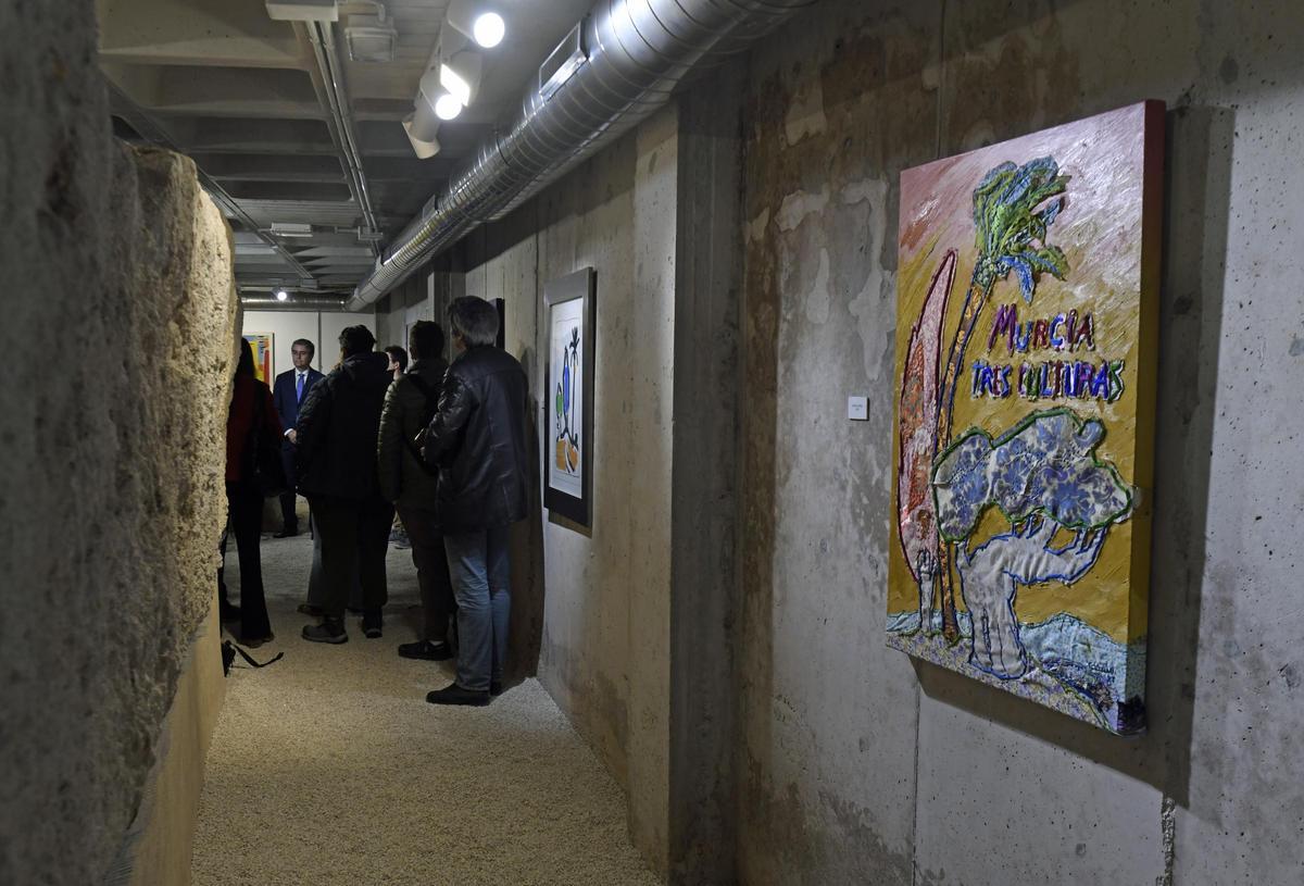 Interior de la muralla Sagasta, que será sede del festival Murcia Tres Culturas