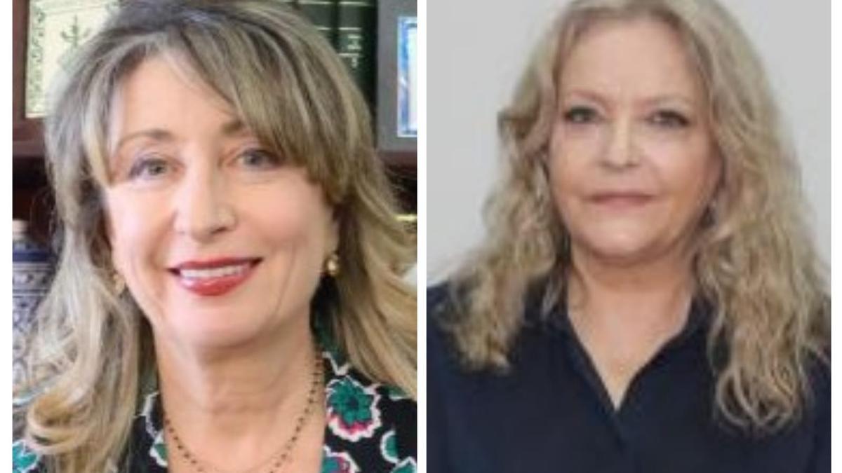 Mercedes Hurtado y Ana Arbaizar.