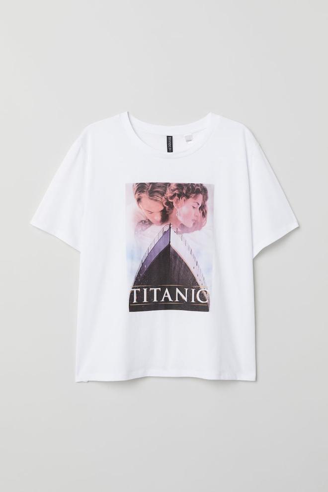 Camiseta de H&amp;M con estampado de Titanic