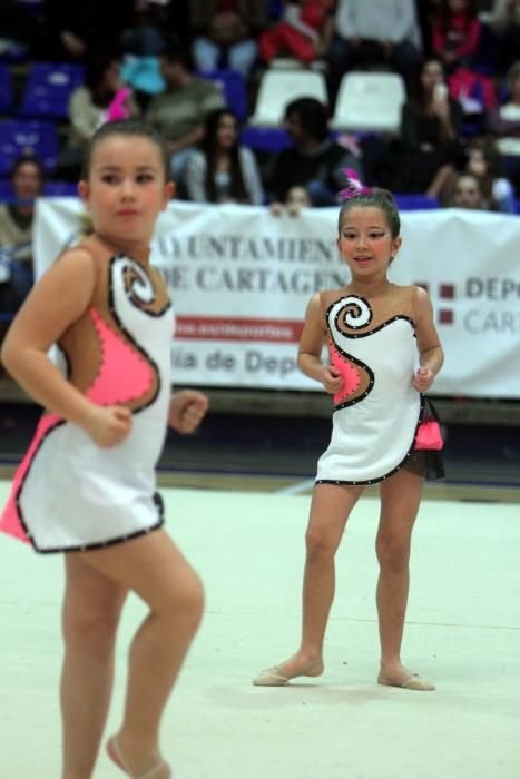 Cartagena celebra la primera jornada de la competición escolar de gimnasia rítmica con más de 1.000 participantes