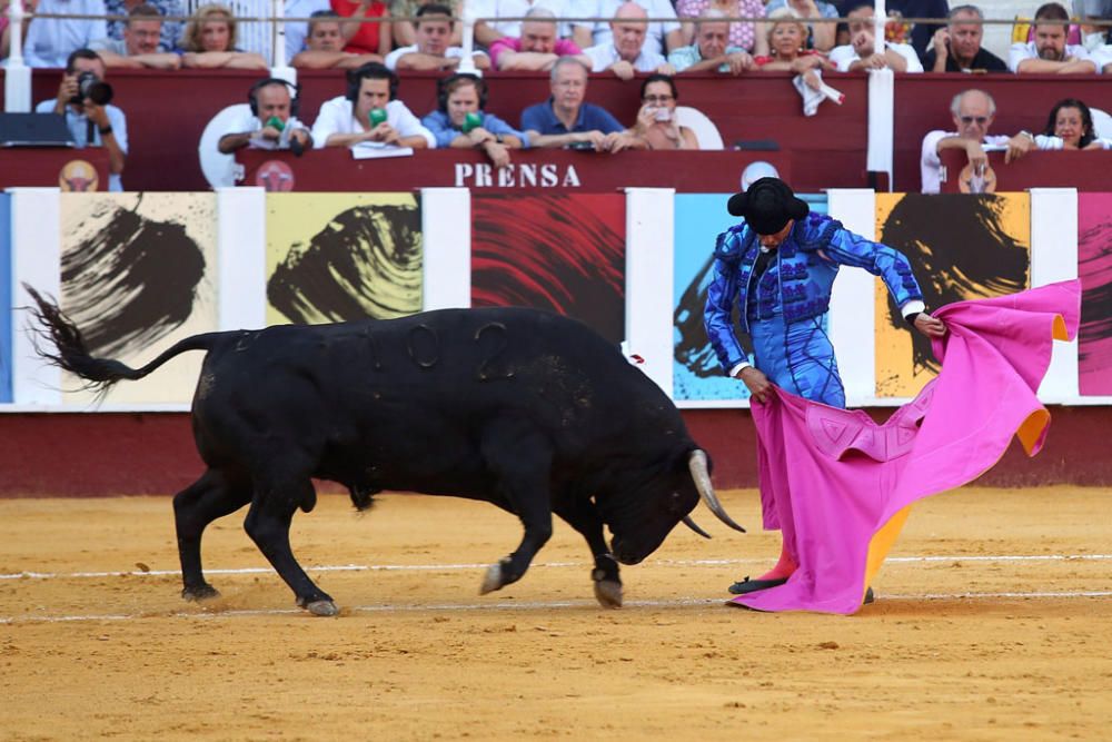 Corrida de toros en la plaza de La Malagueta