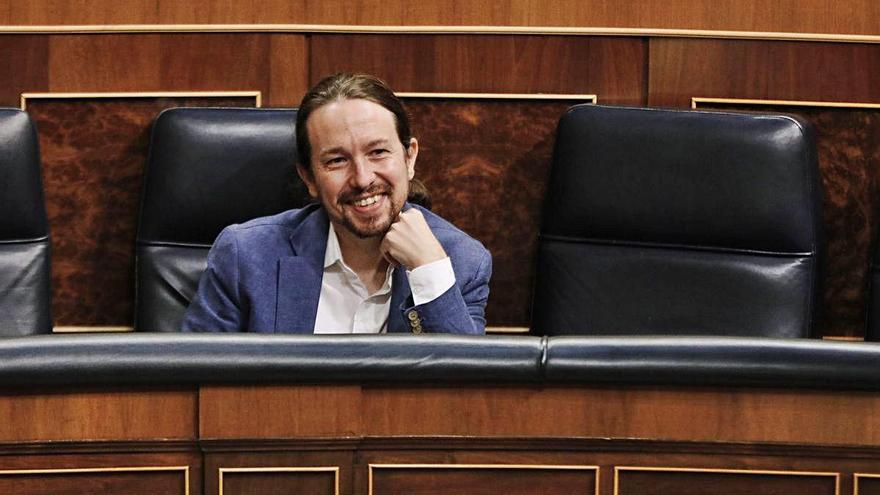 Pablo Iglesias, al Congrés en una imatge d&#039;arxiu.