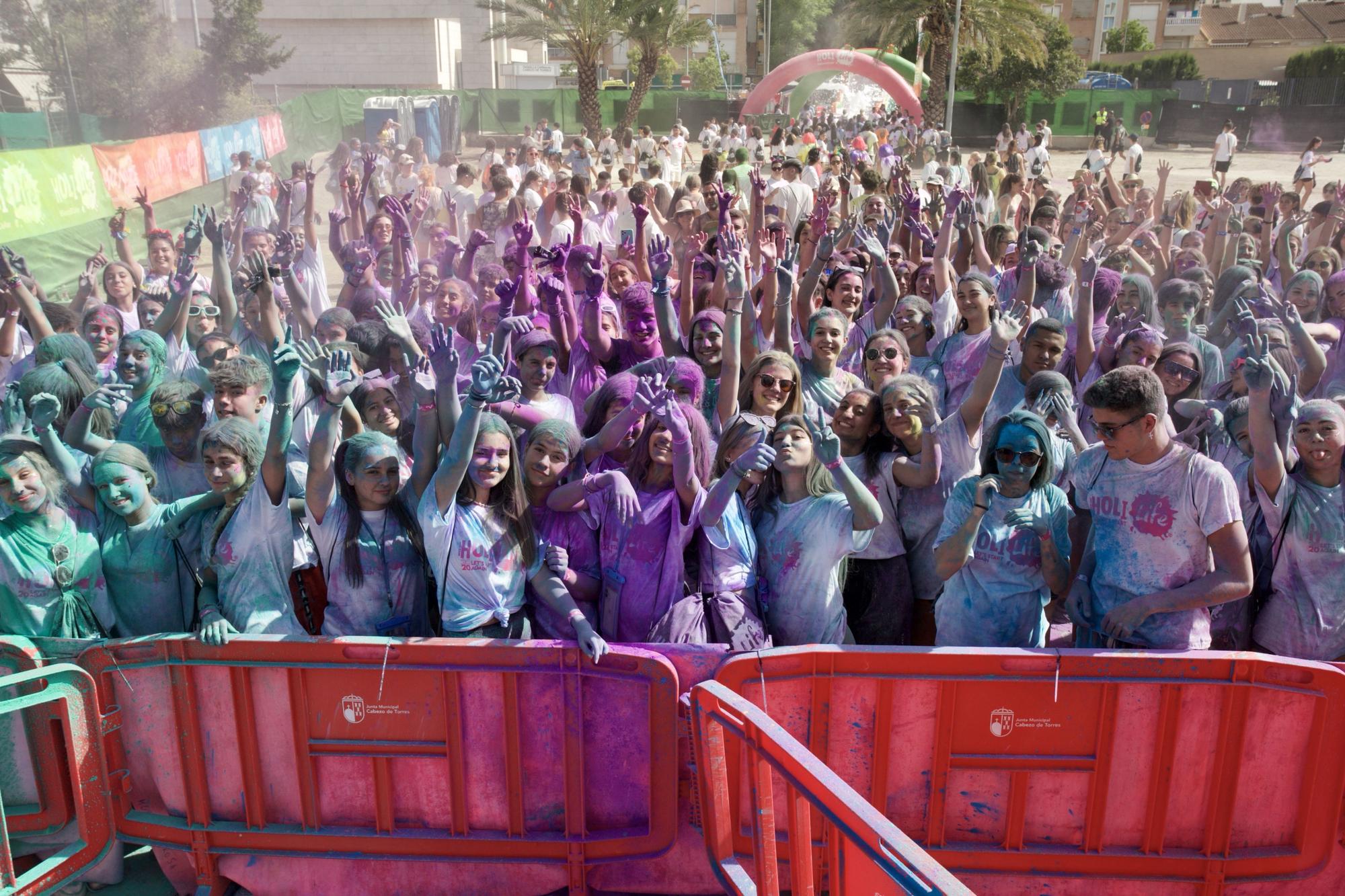 ‘Holi Life’, la carrera del color en Cabezo de Torres