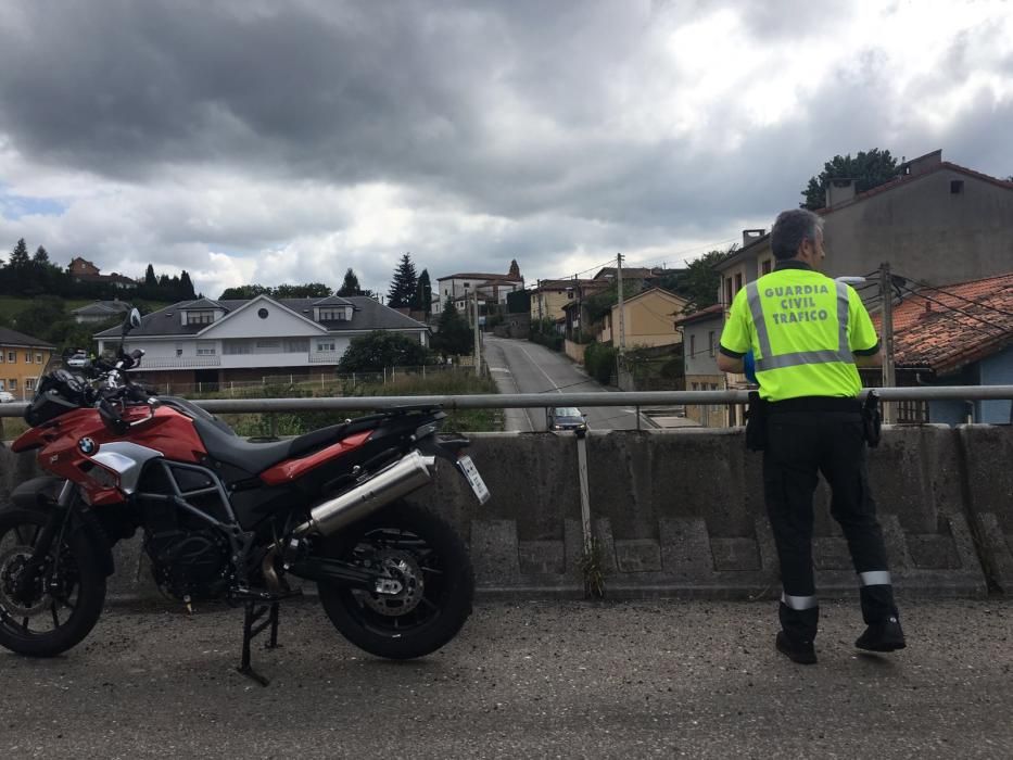 Accidente de tráfico en la ronda de Oviedo