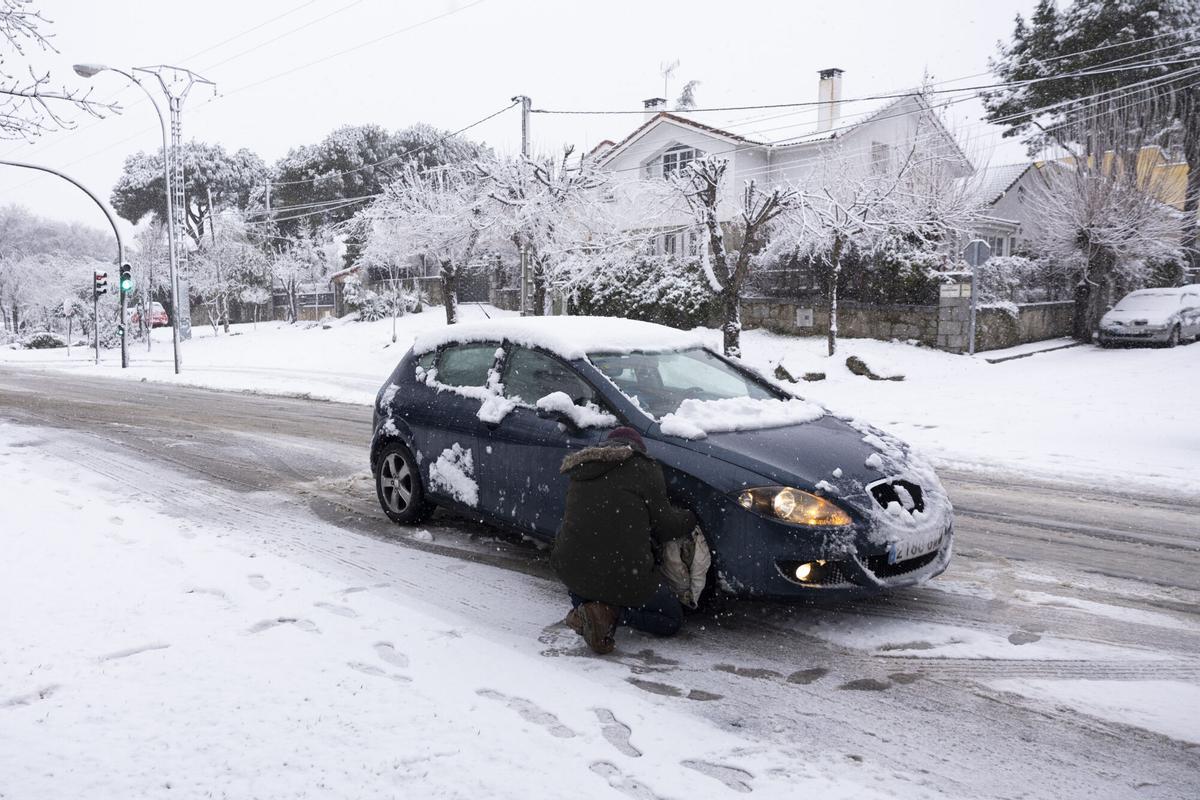 28 de enero de 2026: las imágenes de la gran nevada en la Comunidad de Madrid