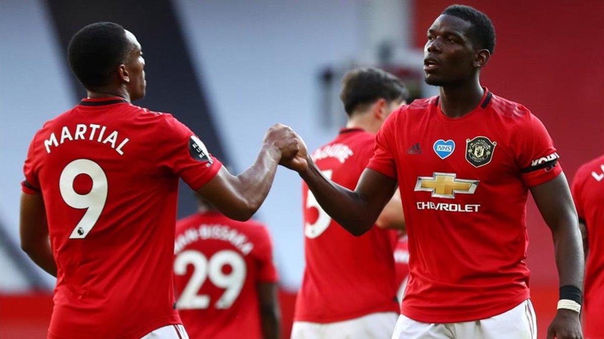 Pogba y Martial están a un alto nivel en este reinicio