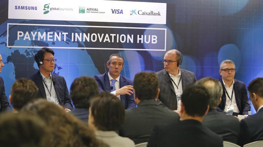 Una imagen de la presentación del &#039;hub&#039; de CaixaBank.