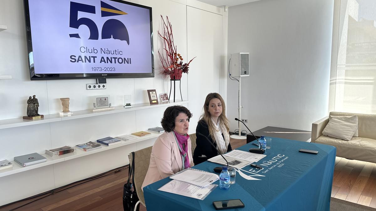 Presentación del programa de actos del 50 aniversario del Club Nàutic Sant Antoni.