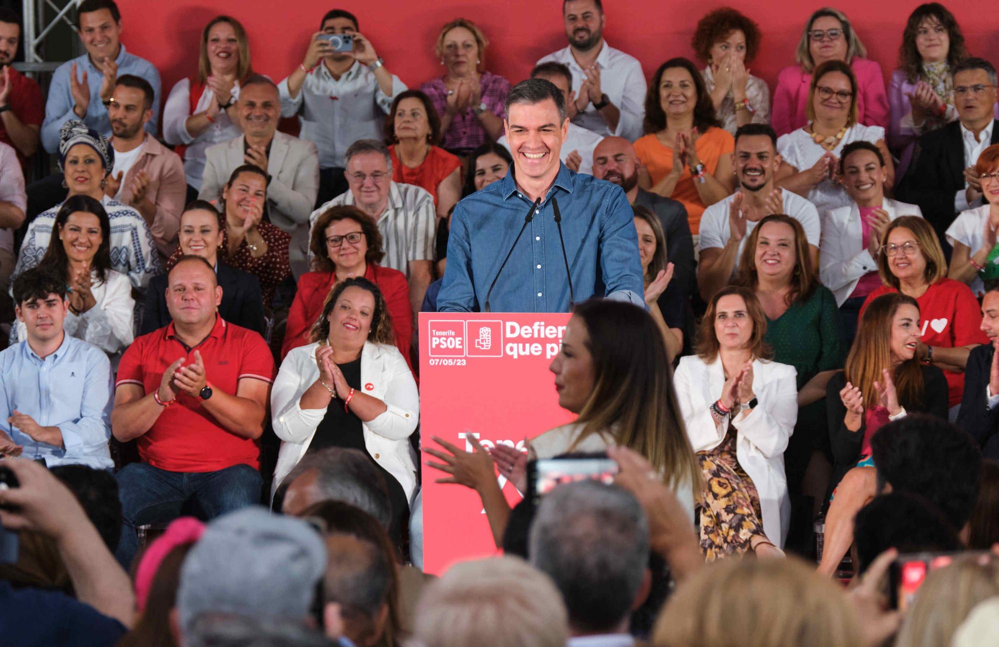 Mitin de Pedro Sánchez en Tenerife