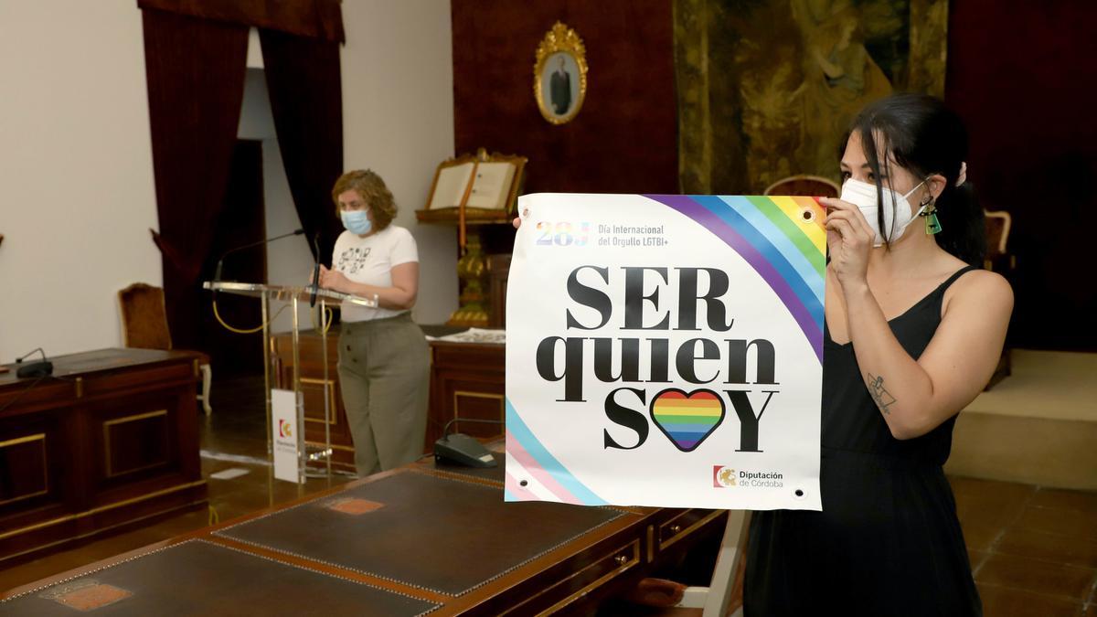 Alba Doblas durante la presentación de la campaña 'Ser quien soy'.