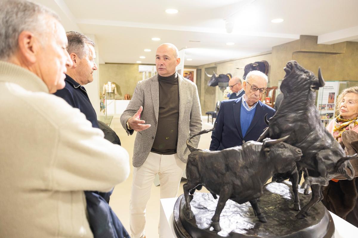 Visita de José Luis y Alberto Ramírez al Museu del Bou de Burriana
