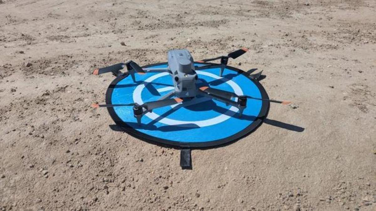 Uno de los drones de la unidad.