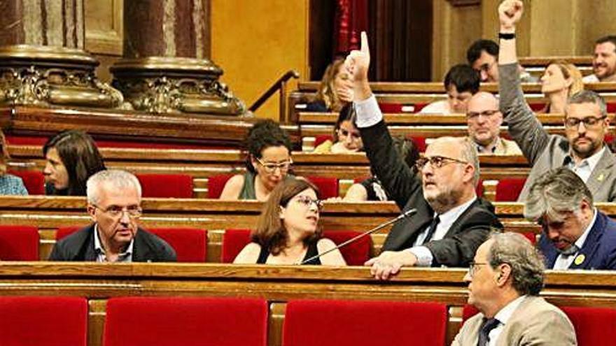 Votació al ple del Parlament d&#039;ahir