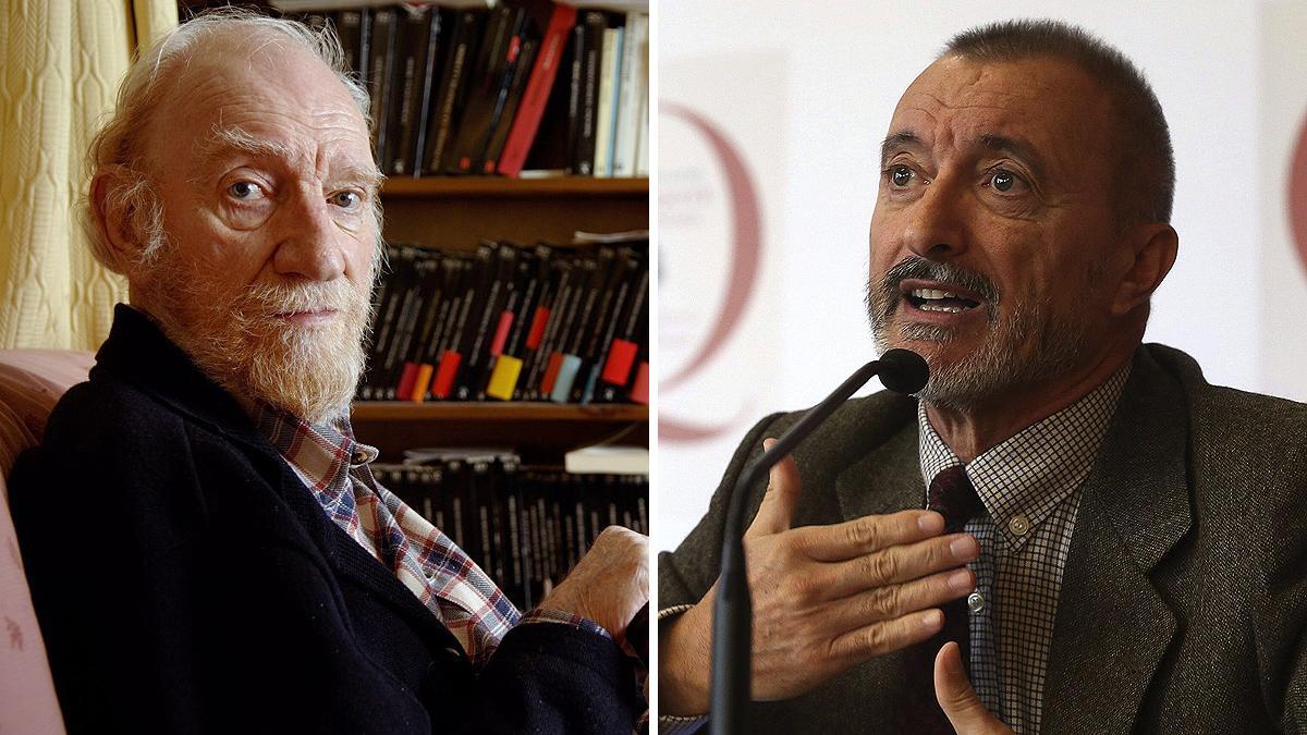 Fernando Fernán Gómez y Arturo Pérez Reverte.