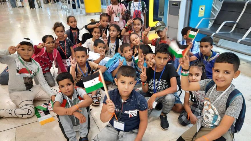 Más de 90 niños saharauis pasan el verano en Aragón gracias al programa Vacaciones en Paz