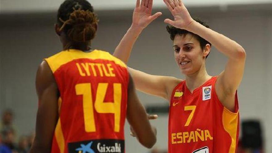 Sancho Lyttle y Alba Torrens, dos de las estrellas internacionales del equipo español.