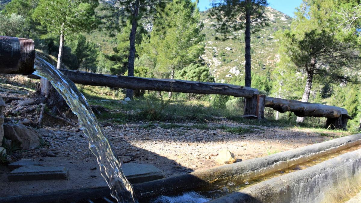 La Font de la Foia, en el terme municipal de Parcent.