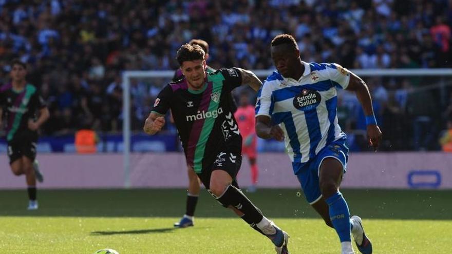 La Coruña - Málaga CF, en imágenes