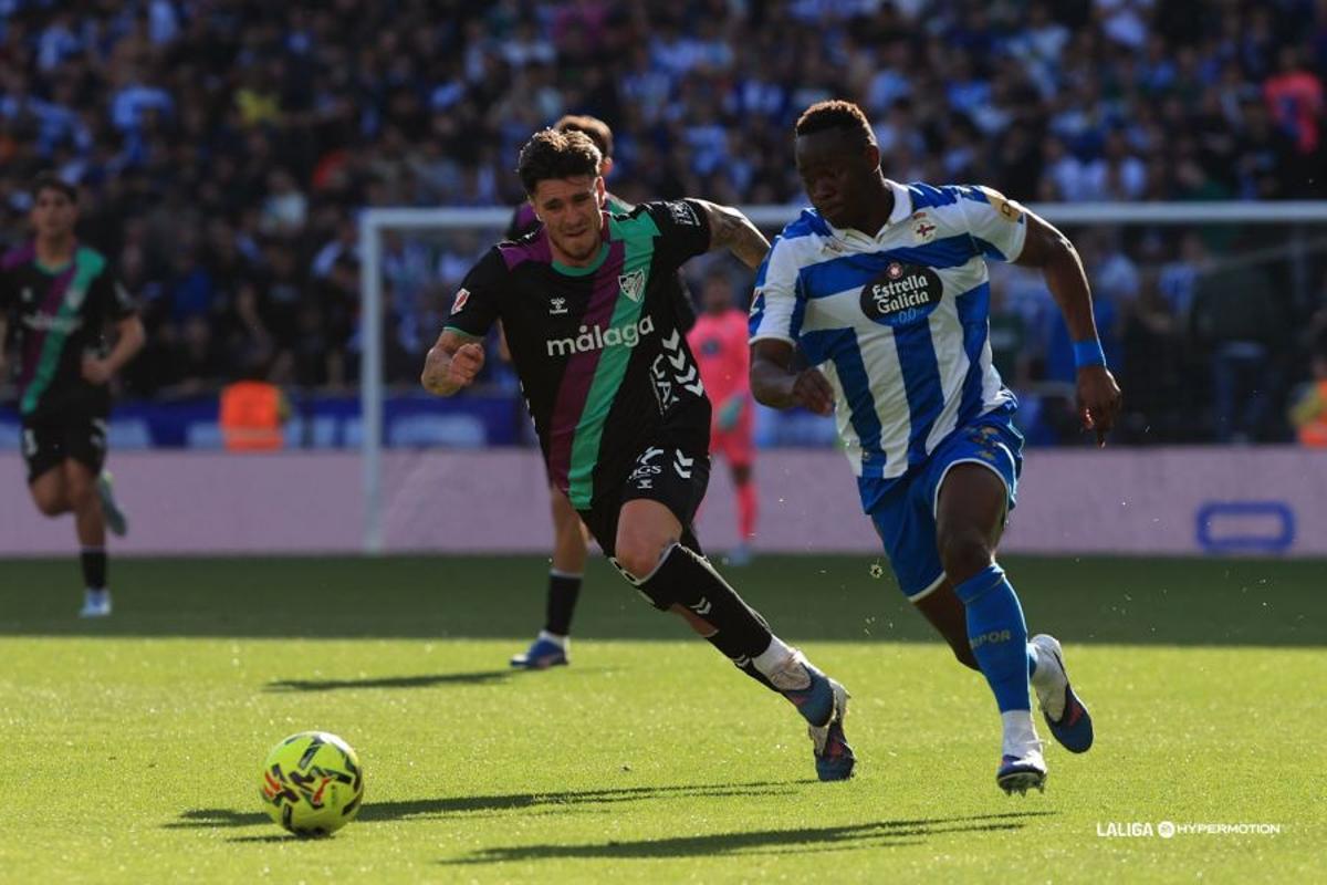 La Coruña - Málaga CF, en imágenes