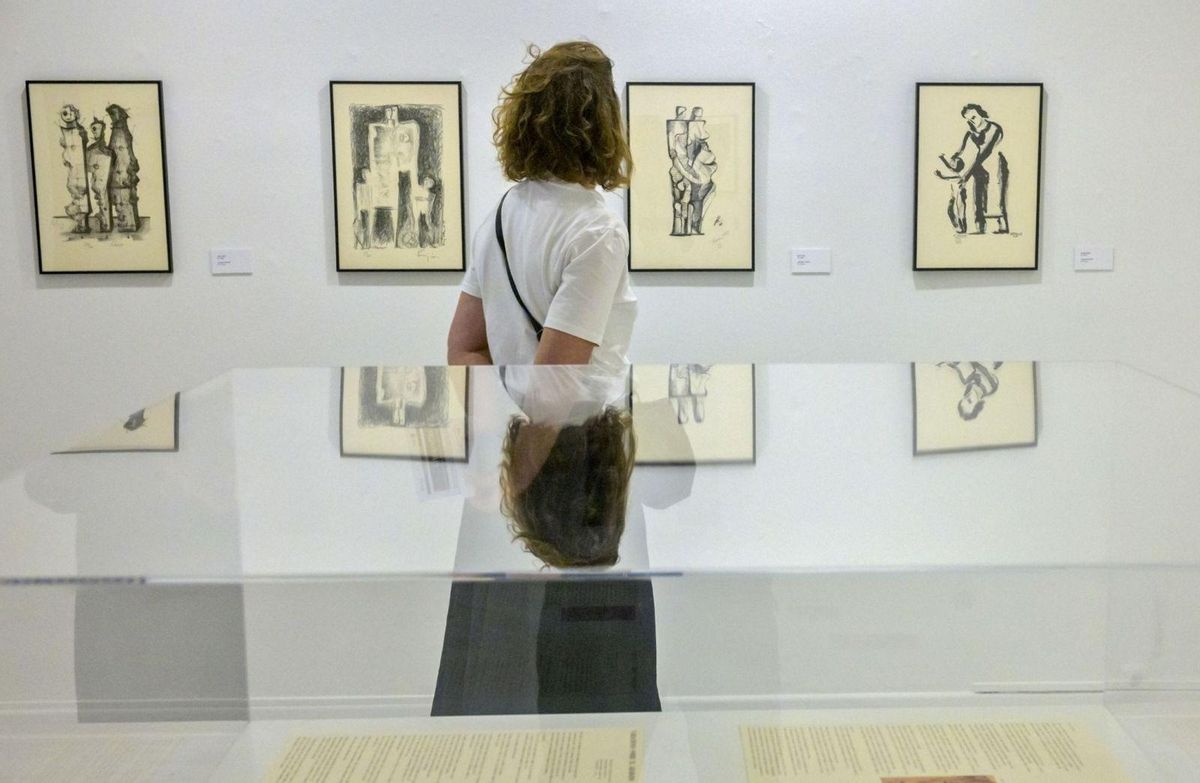Exposición «Litografías» na Fundación Laxeiro de Vigo.