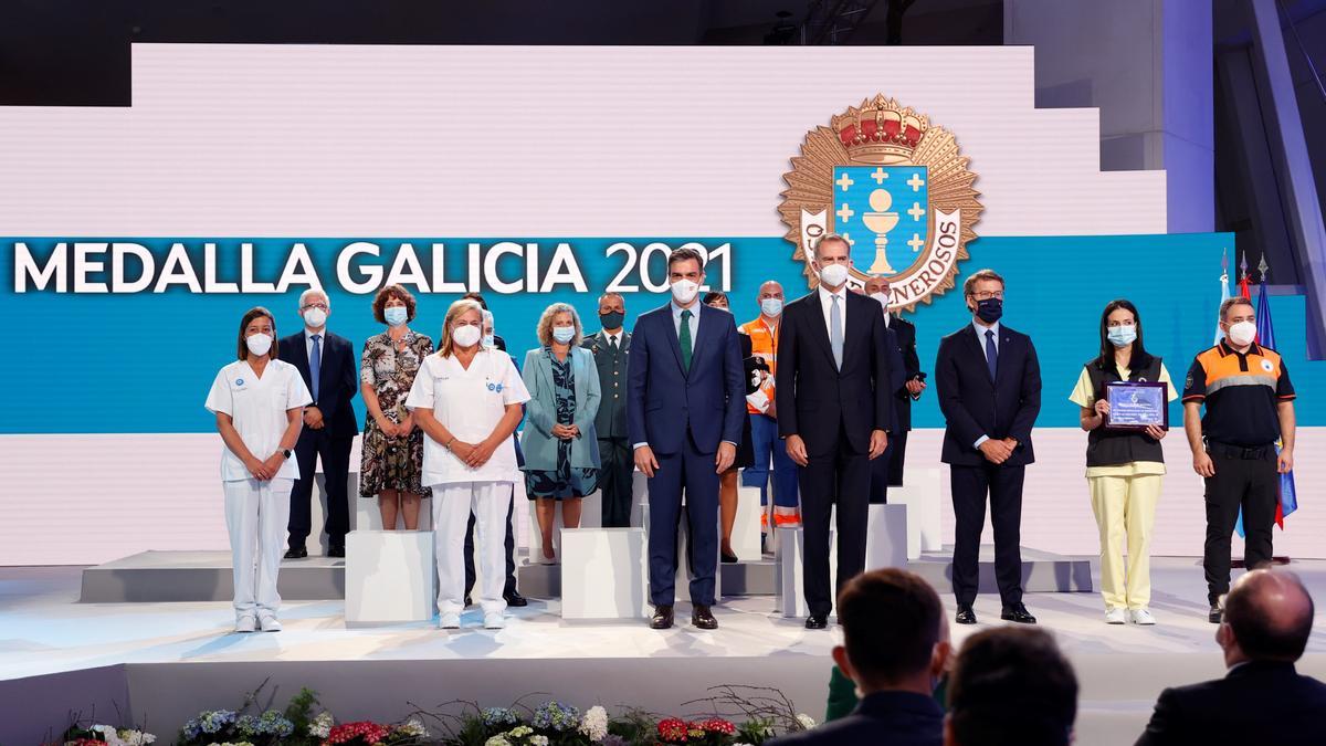 Ceremonia de entrega de la Medalla de Oro de Galicia