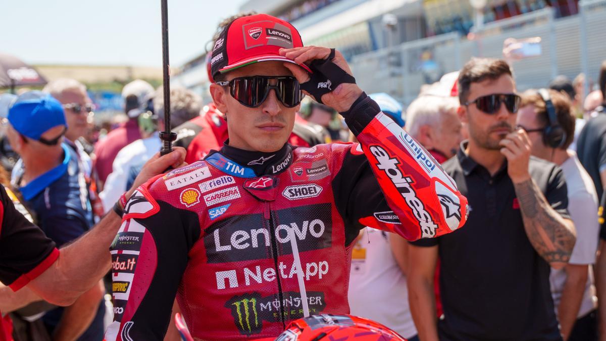 Marc Márquez durante el fin de semana en Jerez