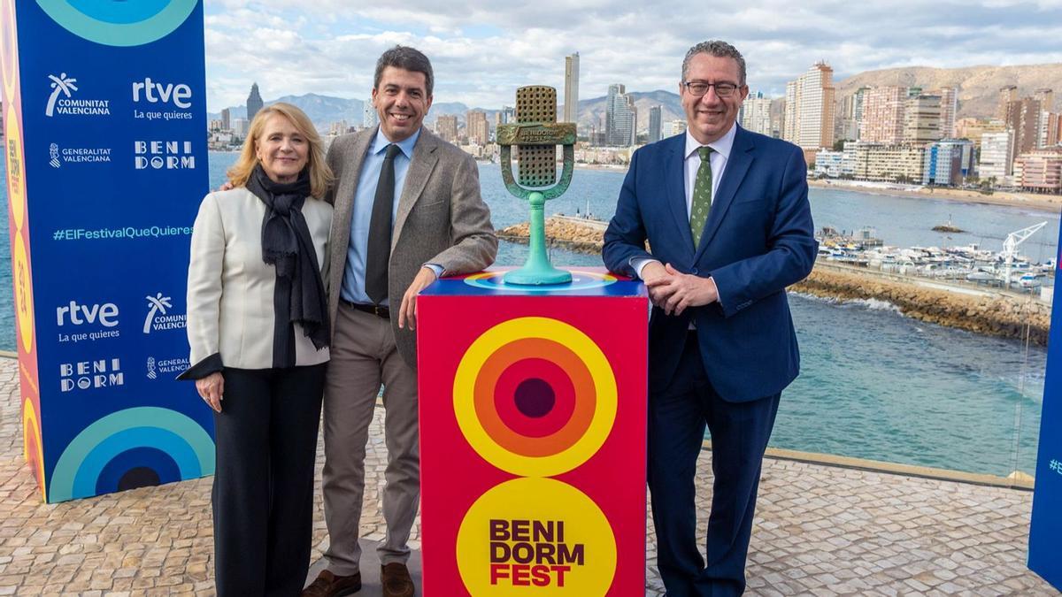 Presentación del Benidorm Fest de 2024 en enero.