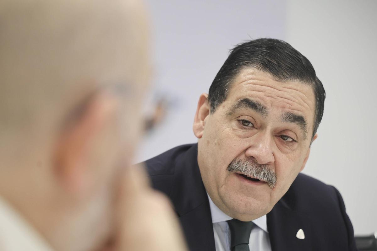 Rosell, en un momento de la entrevista