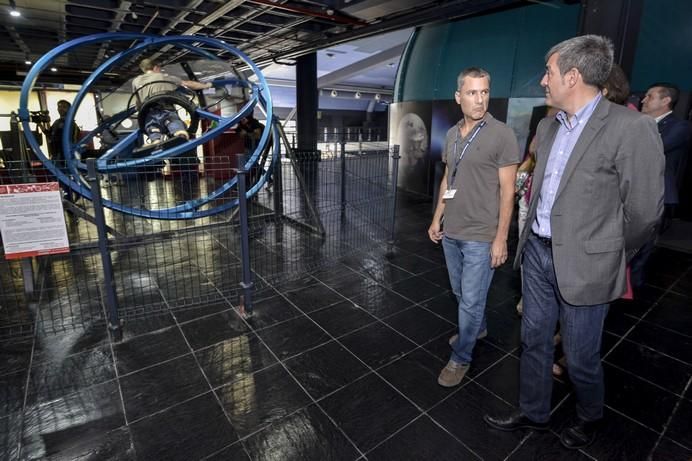 13/07/2017. LAS PALMAS DE GRAN CANARIA.  Fernando Clavijo presidente del Gobierno de Canarias inaguró una nueva  sala de exposición en el Museo Elder. FOTO: J. PÉREZ CURBELO