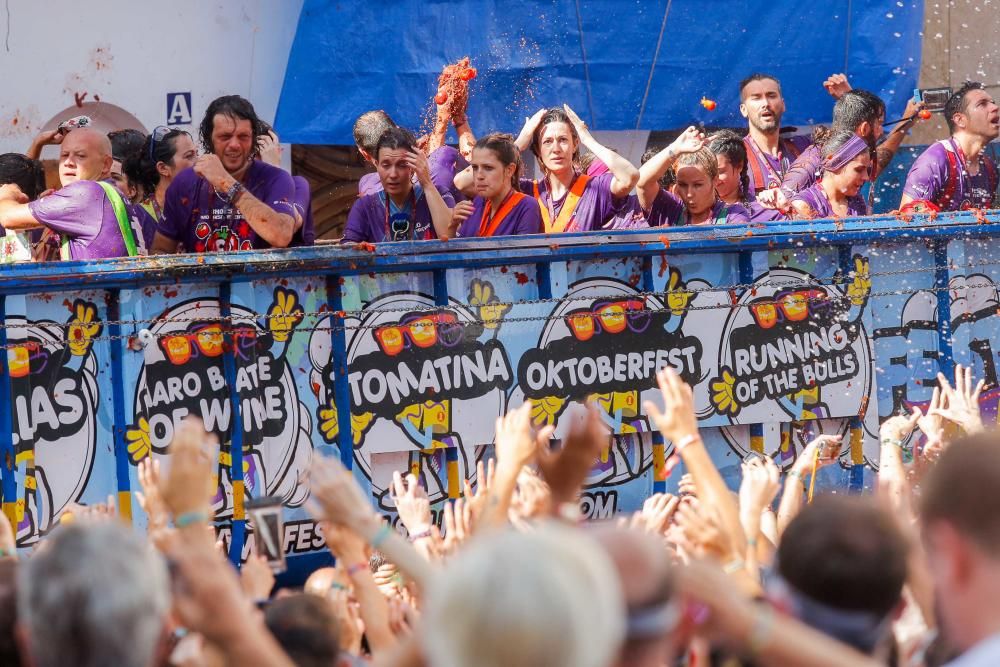 Tomatina de Buñol 2018.