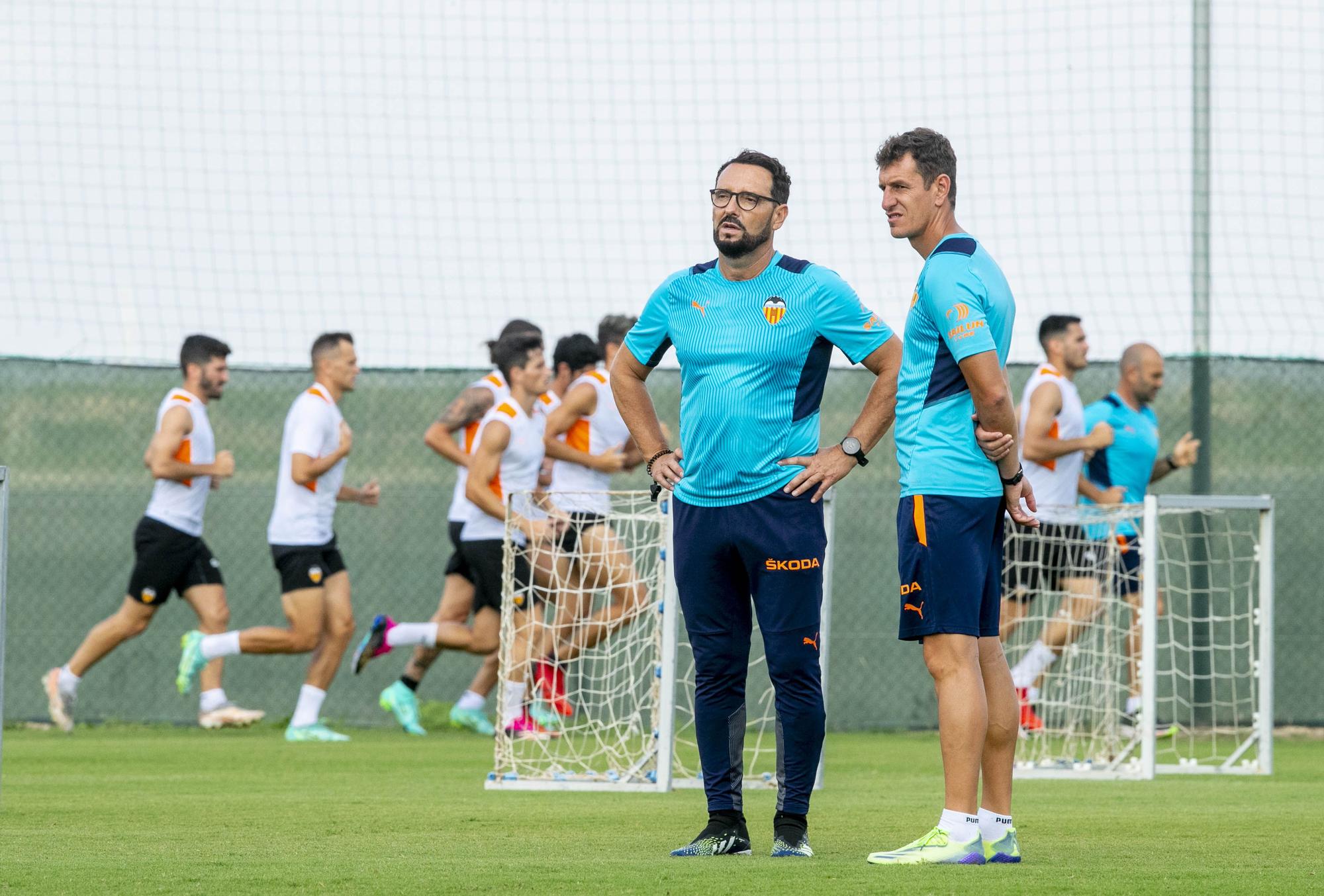 La semana de entrenamientos del Valencia CF en imágenes